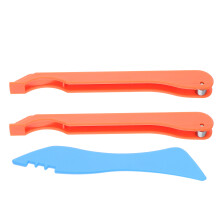 3Pcs Glass Foiling Tool Plastic Metal Burnishing Tool for DIY Crafts