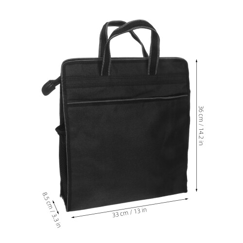 Oxford Noire Avec Organiseur De Documents 1