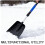 Space-Saving Telescopic Snow Alloy Winter Car Snow Remover 8