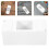3Pcs White ABS Plastic Circuit Breaker Protective Distribution Box 11