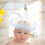 De Banho Ajustável Para Bebê Com Chapéu Impermeável E 5