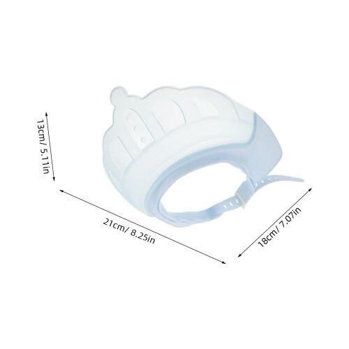 De Banho Ajustável Para Bebê Com Chapéu Impermeável E 1