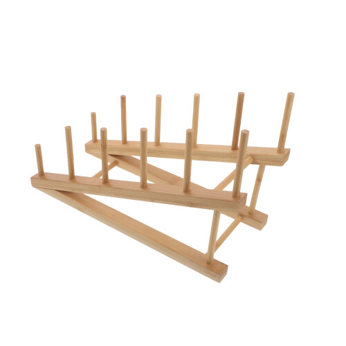Multi-Layer Wooden Puppet Display Stand Hand Puppet Rack