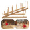 Multi-Layer Wooden Puppet Display Stand Hand Puppet Rack 9