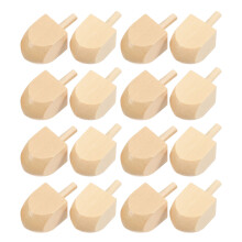 20 Pezzi Dreidel In Legno Non Finiti Per Hanukkah Per Bambini
