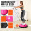 Halve exercise bal - DUOKU - AJ-20-3 - 26 inch - Capaciteit 680 kg - Roze 5