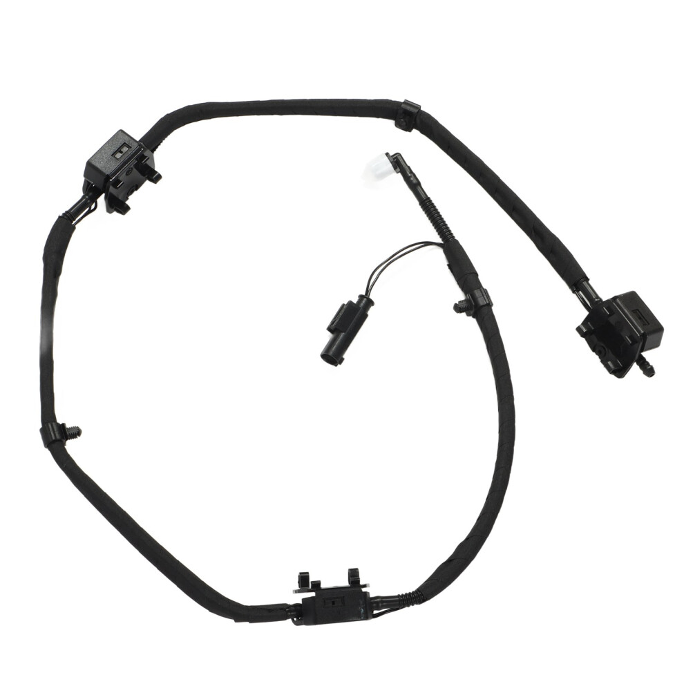 Heated Windshield Washer Nozzle 61667202027 For 7 Series F01 F04 2008-2015 Black 8411369309116