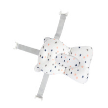 Floating Baby Bath Pillow Mat with Support Cushion Breathable White Star