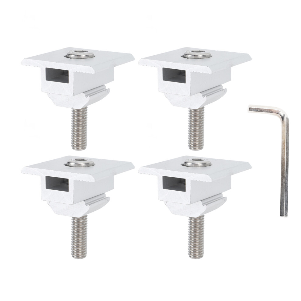 Solar Panel Mounting Brackets Sturdy Steel Construction Solar Panel Accessories Lightweight Design Durable Solar Panel Mounting Kit Easy To Install Fo 9463374939832