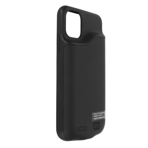 Schwarzes Smart 6000mAh Ersatzcase für iPhone 11 mit 360 Schutz 1