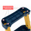 Siège d'apprentissage pour enfants avec marche adjustable, pliable, jaune 8
