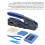 RJ45 Pass Through Crimp Tool Kit for Cat5e/6 with Crystal Head & Tester 6