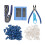RJ45 Pass Through Crimp Tool Kit for Cat5e/6 with Crystal Head & Tester 3