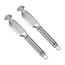2 Pcs Descascador De Aço Inoxidável Para