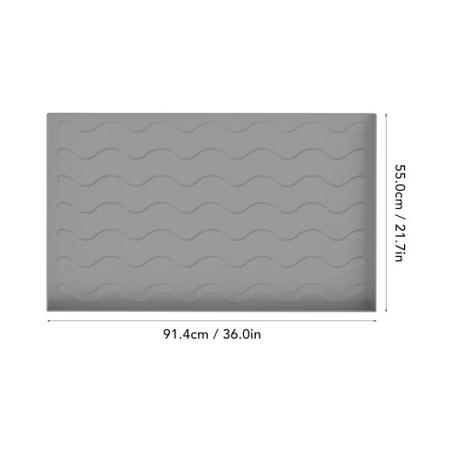 Silikon-Grillmatte 36 Zoll grau Antihaft-Oberabdeckung 1