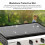 Silikon-Grillmatte 36 Zoll grau Antihaft-Oberabdeckung 5