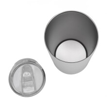 Sublimation Becher Tumbler 600ml 21x7cm Weiß-Grün