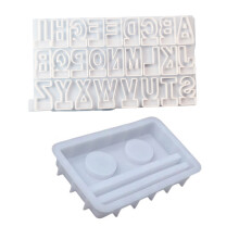 Moule de bougeoir de 26 lettres avec Base, moule en-B costume