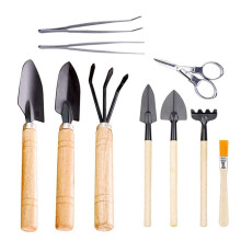 Mini Garden Tool Set For Succulent Planting, Portable Hand Gardening Tools With Durable Iron And Wood Handles, Perfect For Indoor Gardening Accessorie