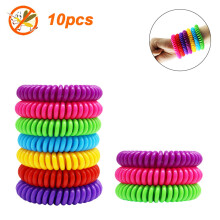 MosquitoRepellentBracelets, Essential Oil Infused Bands For Safe Protection, Waterproof Adjustable Bracelets With Nano-sustained Release Technology, I
