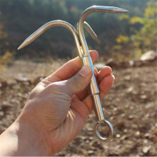 Elementos esenciales para la exploración: Juego de ganchos de agarre para aventuras al aire libre, garra de escalada resistente con agarre de tres