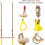 Αξεσουάρ Ninja Warrior Swing Bar, Trapeze Swing Bar με ρυθμιζόμενο μήκος, δοκιμασμένο για ασφάλεια 5