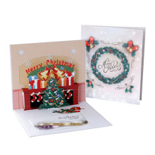 Unique Christmas Pop Up Cards, Elegant & Cute Holiday Greeting Cards with Surprise Pop-Up Effect, Creative Design for a Memorable Gift
