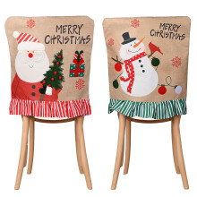 Feestelijke stoelhoezen voor de eetkamer, duurzaam, kerstthema, ideaal voor feestjes tijdens de feestdagen, eenvoudig te installeren, geschikt voor