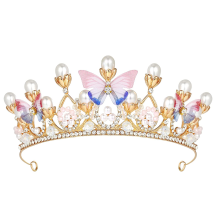 Elegante tiara da principessa, dal design versatile, perfetta per matrimoni, celebrazioni e anniversari. La sua squisita fattura impreziosirà il