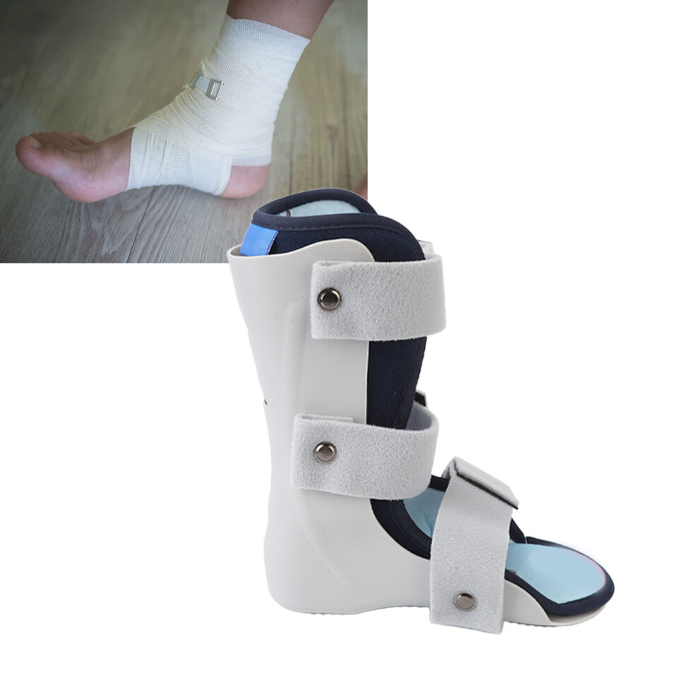 Kids Ankle Brace - Breathable, Adjustable Walking Boot for Youth Injured Foot M