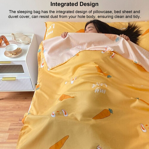 Super Thin Dust-Proof Polyester Sleeping Bag 80x210cm for Travel 2