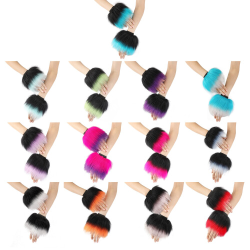Slap Bangle Slap Rings Pluche Accessoy Modearmband-Kleur nr. 4 1