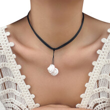 Fashionable Necklace/Foot Chain with Handcrafted Conch-necklace