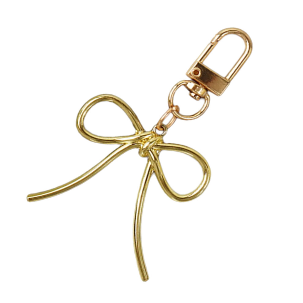 Delicate Keychain With Beaded Bowknot Phone Charm Cute-4 7732000826986