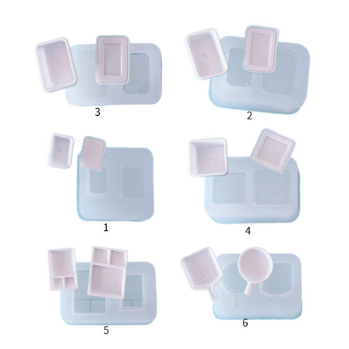 Moule alimentaire Miniature en Silicone, Mini plateau à-6 styles 2