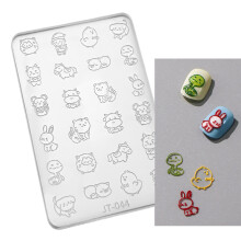 Moule 3D en Silicone pour Nail Art, fleur de papillon, en-JT044