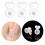 Ensemble de 6 supports de lobe d'oreille, élégant, réglable, 2