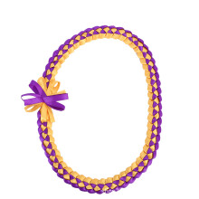 Guirlandes de ruban coloré, collier de remise de-Jaune violet