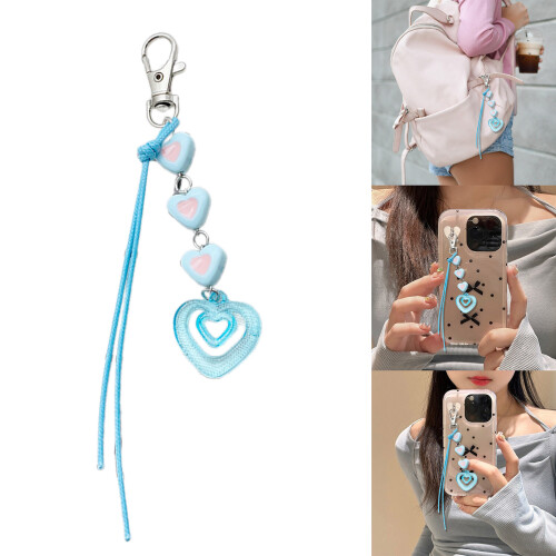Colorful Keychain Stylish Handmade Keychain-Pink 2