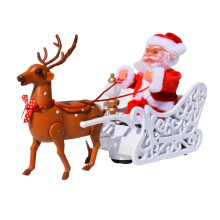 Décorations de Noël musicales animées, lumières LED, écologiques, légères, non toxiques et durables, se déplacent en cercles, ajustent