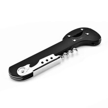 Seahorse Shape Design, Retractable Foil Cutter, Stainless Steel Construction for Daily Use, Red (Travel Ready)