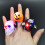 Φωτιζόμενα δαχτυλίδια για το Halloween, λιχουδιές χωρίς καραμέλες που λάμπουν στο 3
