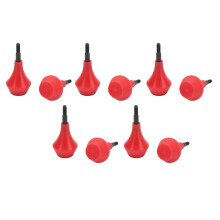 10PCS Red Nylon Archery Arrow Tips – 2.5x5.2cm Safe Tips for Hunting & Practice