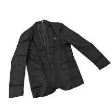 Herren Schwarz Anzugjacke XL — Atmungsaktiv, stilvoll, leger & perfekt für Hochzeiten
