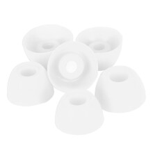 Tappi in silicone morbido per orecchie, 3 paia, compatibili con Galaxy Buds 2 SM R177, bianco, vestibilità confortevole