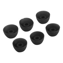 Tappi in silicone per orecchie per Galaxy Buds 2 SM R177, 3 paia, morbidi e comodi, nero