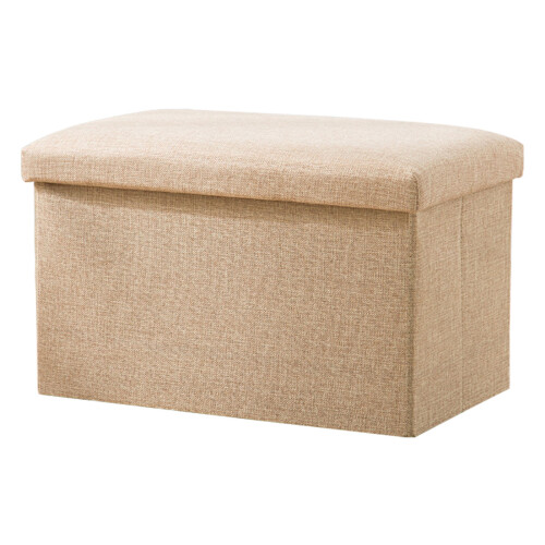 Klappbarer Ottoman mit Stoffaufbewahrung, 1