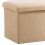 Klappbarer Ottoman mit Stoffaufbewahrung, 6
