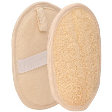 Esponjas de bucha vegetal de dupla face para uma experiência de banho incomparável, esfoliante corporal de bucha vegetal egípcia 100% natural,