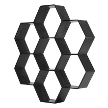 Patio Lawn Walkway Forms, Hexagon Pavement Mold, ABS Material Path Maker, High-quality, Durable, Reusable, Easy To Clean, 11.4x11x1.7in